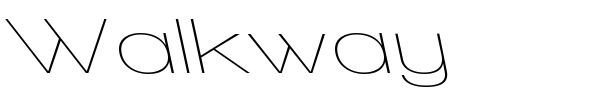 Walkway font preview